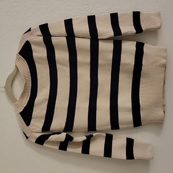 J. Crew Sweater - Navy and Cream - Picture 2 of 2